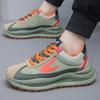Men's Shoes Fashion Lace-up Casual Sports Shoes Four Seasons Fashion Daddy Footwear Low Help Set Foot Thick Sole Sneakers Men