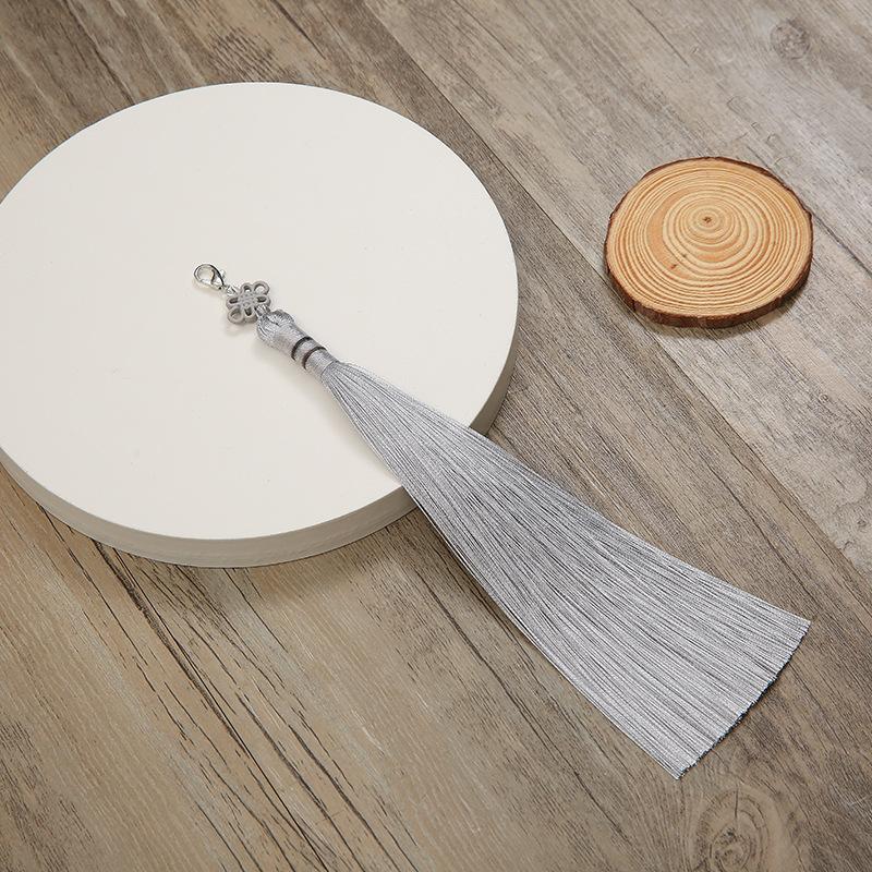 Chińskie klasyczne frędzle delikatny styl etniczny kwiat metalowa rama wisiorki DIY ozdoby rękodzielnicze breloczek dekoracja