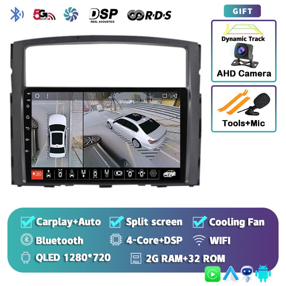 Android 14 Carplay Autoradio Für Mitsubishi Pajero 4 V80 V90 2006 - 2014 Multimedia Video Navigationsplayer GPS Stereo Head Unit