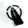 black agate beads onyx prayer beads natural stone for women for children prayer beads informal rosary