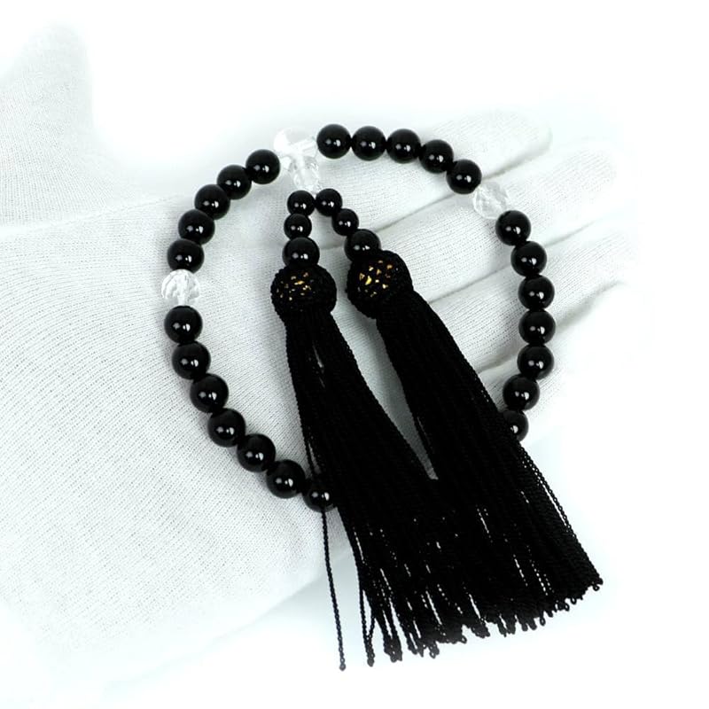 black agate beads onyx prayer beads natural stone for women for children prayer beads informal rosary