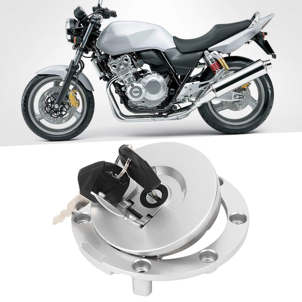 Tank Camp Tank Cap with Key 115mm Diameter CNC Machined for Honda CB400 CB500 Replacement Camping Aluminum Material