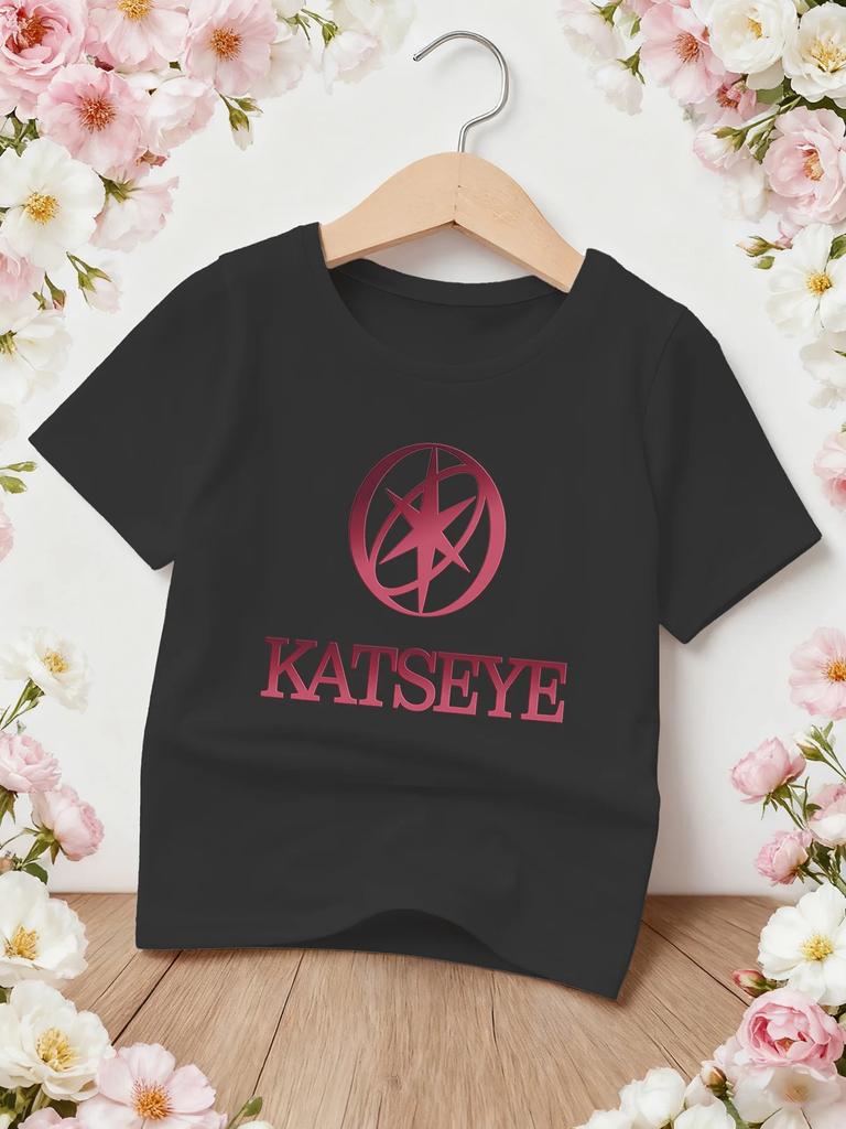 Cool Trendy KATSEYE Girls Comfortable Casual Fashion Printed Round Neck Short Sleeve TShirt Top