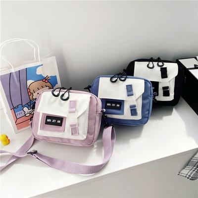 One-Shoulder Messenger Small Bag Women Canvas Small Shoulder Bag