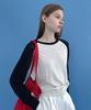 STUDIO SALT Emma Raglan Pullover_Ivory Navy