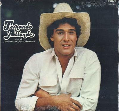 LP Record FERNANDO ALLENDE CON EL MARIACHI VA - Fernando Allende RKLI7022 RCA 1982 US Latin