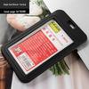 Vertical & Horizontal Double-Sided Transparent Employee Badge Holder with Color Options