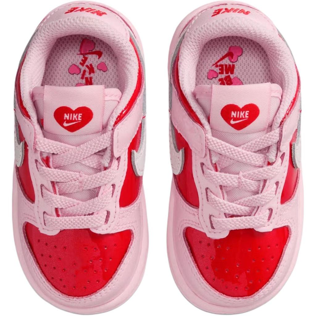 Nike Dunk Low TD Pink Valentiness Day 2026 Baby Sneakers Pink-Foam Light-Crimson Summit-White IQ5378-663
