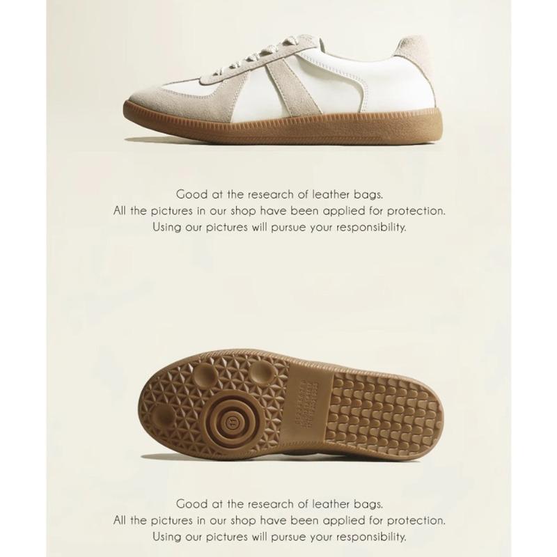 Abs Classic Lace-up Flat Bottom Casual Women's Splicing Retro Versatile Sports Little White Shoes Women