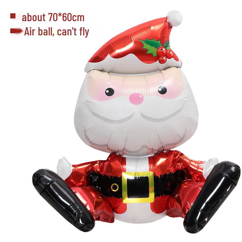 Christmas Window Display Props: Toys, Balloons, Candy Canes, Santa, Snowman, Christmas Tree.