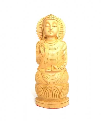 

Деревянная статуэтка Будды (средняя), ручная работа, Buddah wooden statue, Handmade