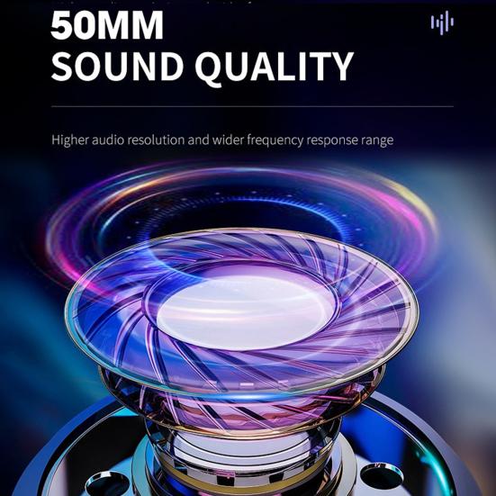 PSH-400 Wired Headphone Luminous Noise Reduction 3.5mm USB HiFi Stereo Gaming Headset with Microphone for Desktop