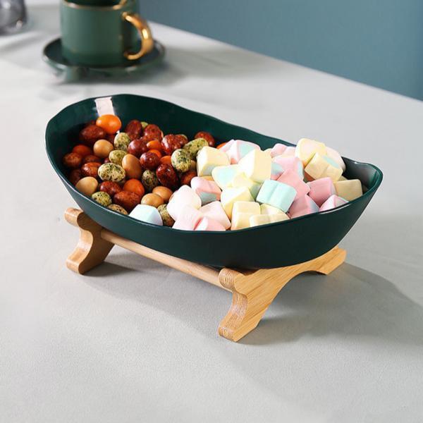 Excellent Fruit Serving Bowl Elegant Sturdy Fruit Serving Bowl Shelves Display Stand Luxury   for Dining Table