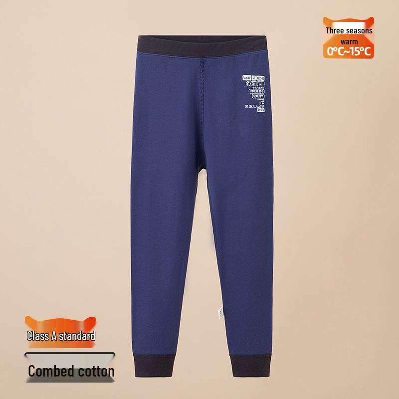 Herbst-Pyjama-Set für Kinder: Thermo-Baumwollhose & -Hemd für Jungen, Mädchen, Kleinkinder, Teenager