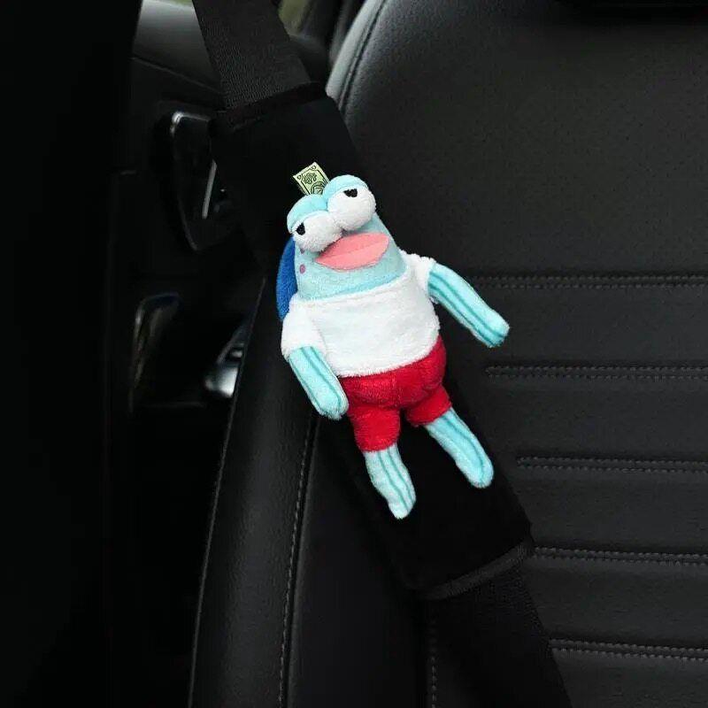 

Bikini Bay Residents Car Seatbelt Shoulder Pads, Anti-Neck Strangulation Protective Covers, Creative Car Interior Accessories Set [Single Pack] Cool Fish