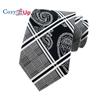 3.15" Fashion Striped PaisleyTies Mens Plaid Flower Necktie for Wedding