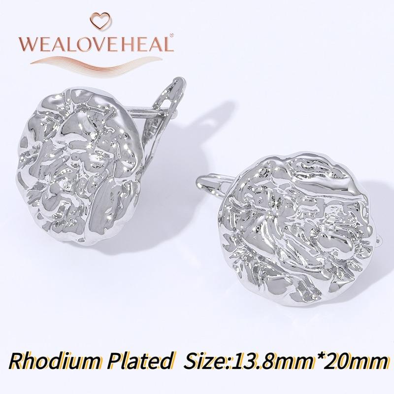 French Circular Thread Earring Hooks Lever Back Open Loop Setting for DIY Earring Clasp Jewelry Making Accessories Findings
