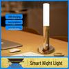 USB Rechargeable LED Motion Sensor Night Light for Cabinets and Wardrobes with Magnetic Base