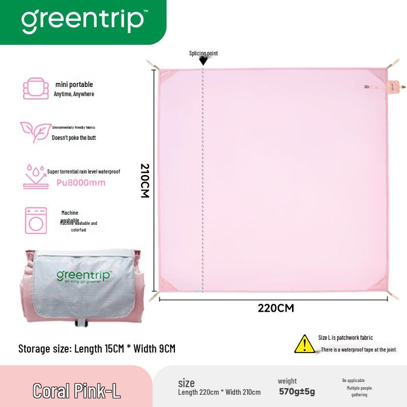 Kompakte wasserdichte Picknick- und Strandmatte für den Außenbereich