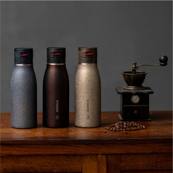 TAKEYA Official Stainless Steel Bottle Traveler 17 Water TAKEYA Direct Carry Silicone TAKEYA Ocean View 500ml, Insulated, Bottle, FLASK, Drink,
