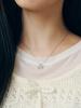 Rosemont Silver Long Necklace Dear Heart Ra25C12J