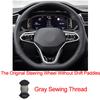 Hand Sew Car Steering Wheel Cover For Volkswagen VW Golf 8 MK8 GTI Golf GTE 2020 2026 Braid On the Steering Wheel Car Protector