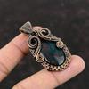 Bloodstone Pendant Copper Wire Wrapped Pendant Handmade Pendant Amazing Copper Jewelry Dainty Pendant For Gift Wire Wrapped Gemstone Jewelry