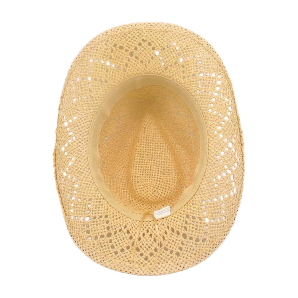 Cowboy Hat Spring And Summer Sunshade Straw Hat Empty High-End Travel Vacation Breathable Sun Hat