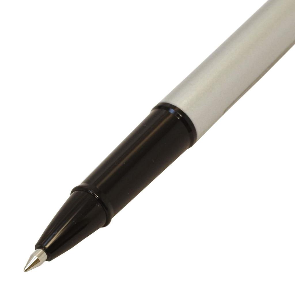 FriXion Ballpoint Aluminum Black Ink Pen, Cap, 0.5mm, (Blue), LFBN-150EF-L