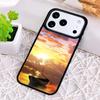 Palm Tree Boat Sunset Shockproof Phone Case for iPhone 17 Air 16e 15 11 12 14 13 Pro Max Cover Coque