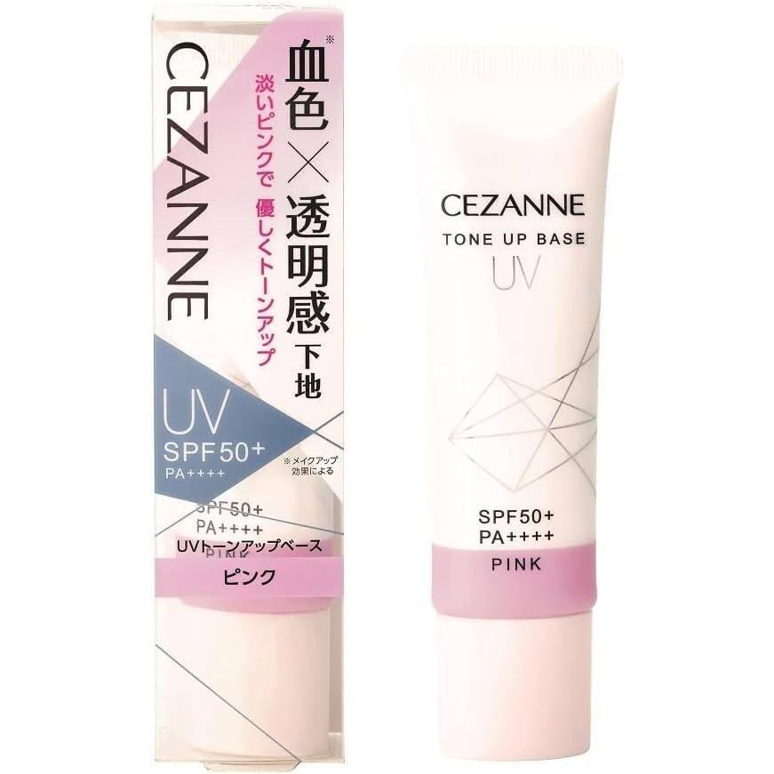Cezanne Tone Up Base  White  Pink 30g