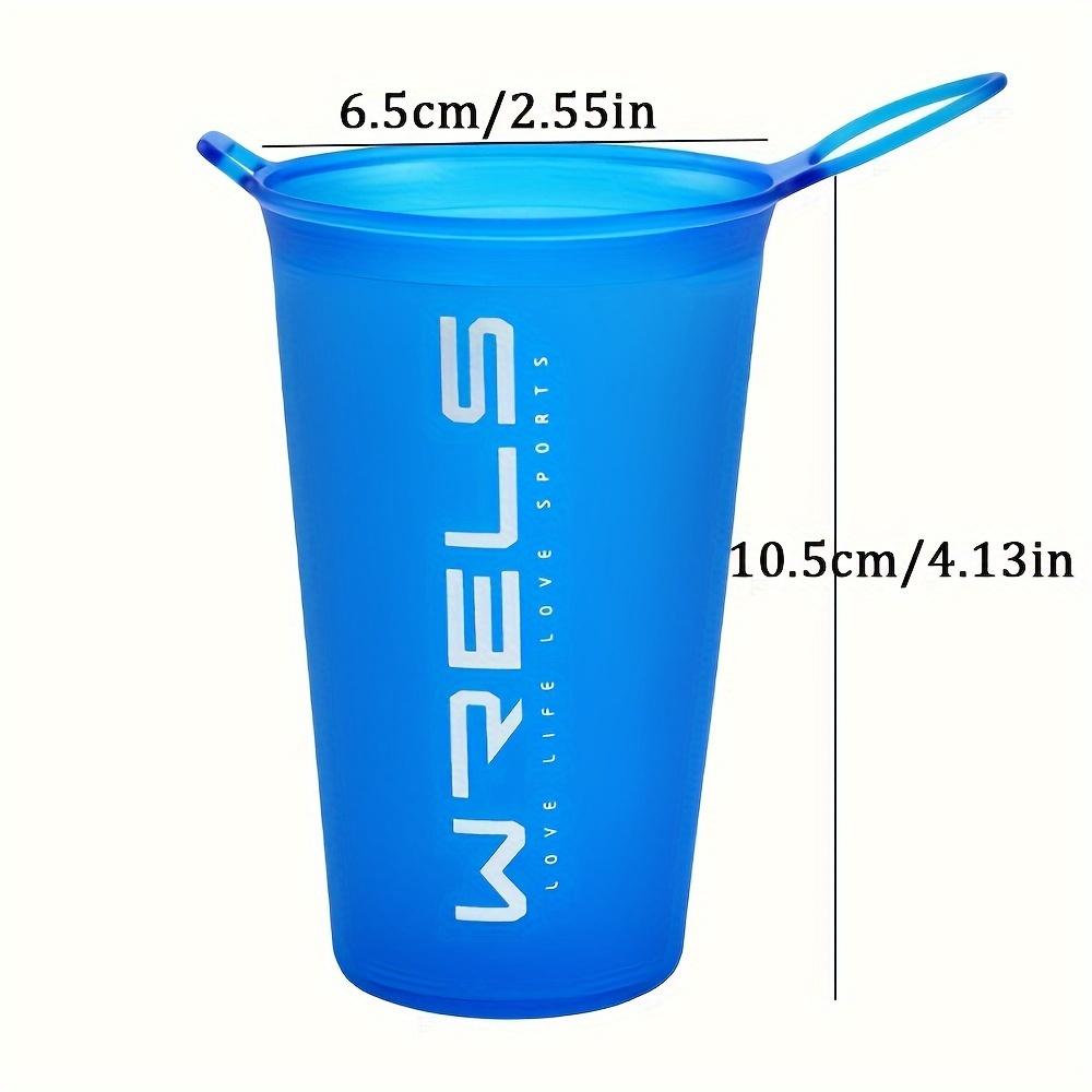 1pc 200ml Foldable Sports Water Cup Marathon Cross-country Running Folding Soft Water Cup Small and Light Easy To Carry Cup