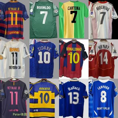 Vintage Fodbolduniform Thai Version Trøje Portugal Italien England Konge M Holdkamp Sportstøj