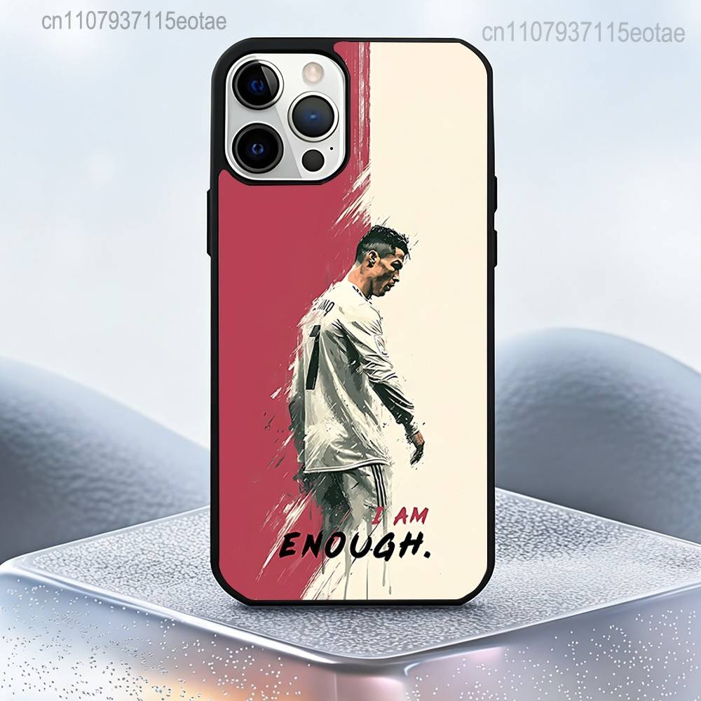 Fußball CR7 R-RoNaldo-ES Magnetisches Kabelloses Ladecase Für iPhone 11,12,13,14,15,16,17,Pro,Max,Plus Stoßfestes Cover