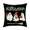 Halloween Pillow Covers Black Cat Funny Pumpkin Ghosts Throw Cushion Cover Print Pattern Party Supplies Pillowcase Home Decor