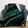 Marble Texture Flannel Blanket Throw Blanket Soft Warm Sofa Bed Camping Home Decor Unique Christmas Gift C926304