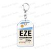 Plane Ticket Koffer Keyrings for Accessories Bag Key Chain Ring Jewelry Fans Gifts Travel Country Label Keychain Llaveros