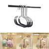 Simple Steel Hanger Hook With Antislip Design For Wall Storage And Accessories
