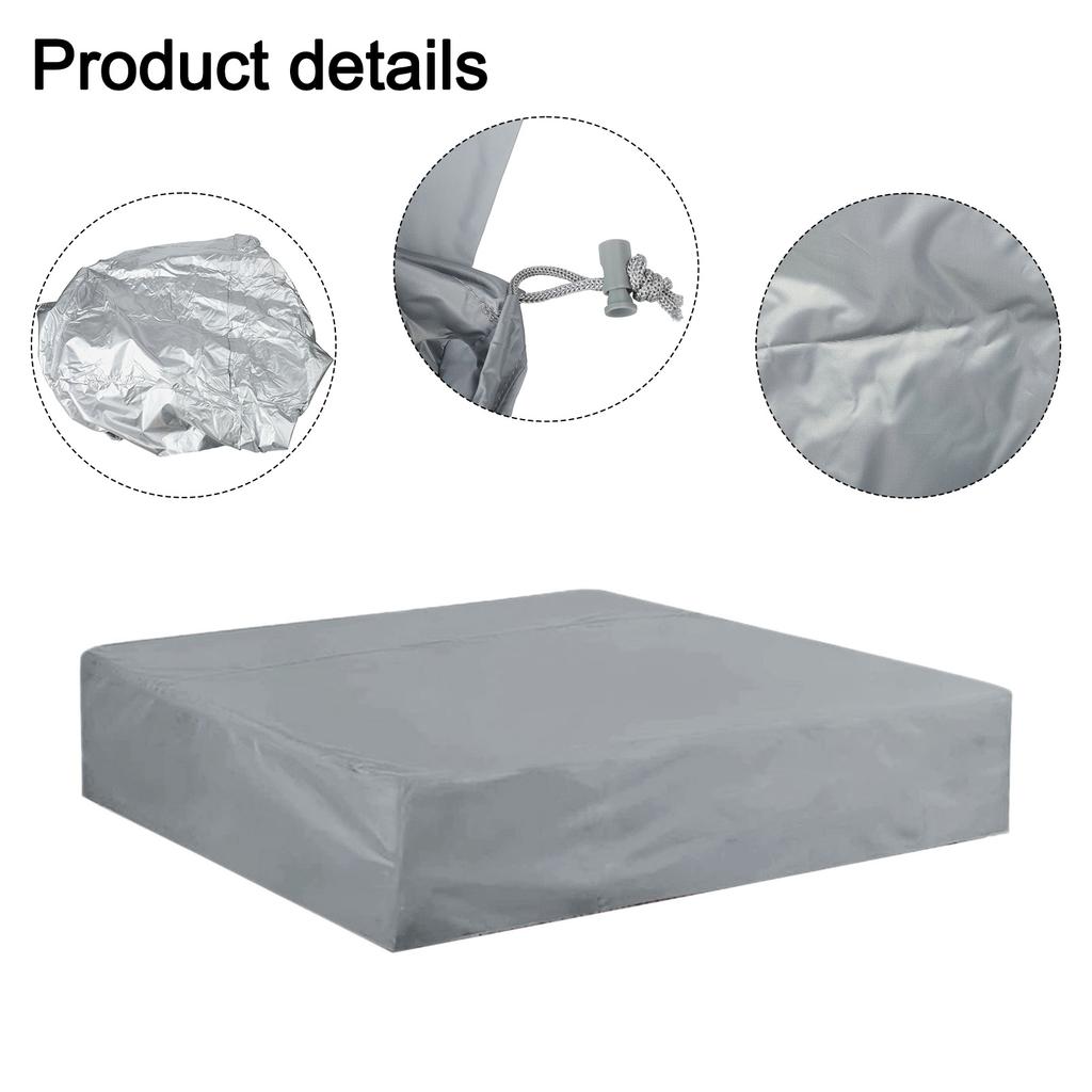 Outdoor Spa Cover Cap 220x220cm for Lasting Protection Against Elements