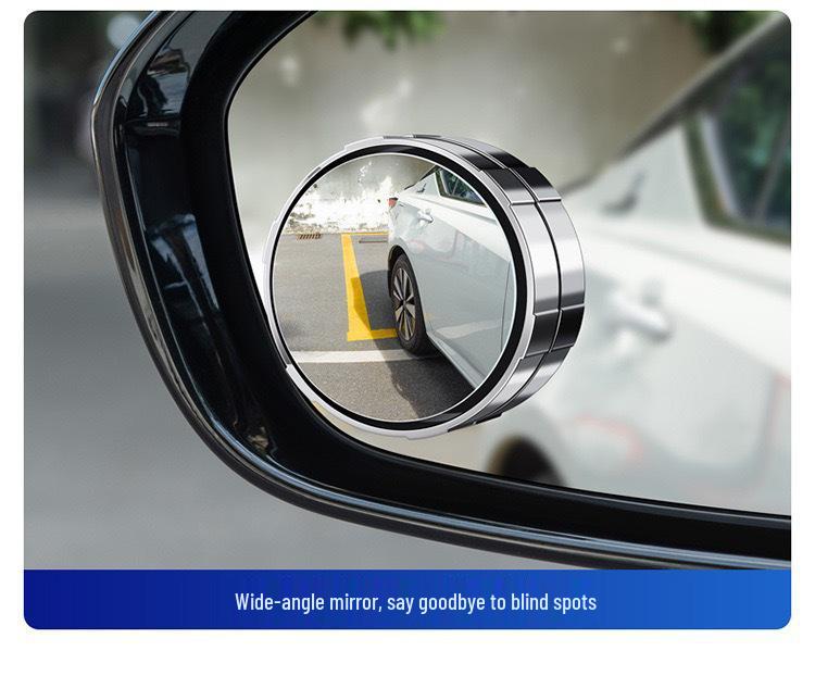 Ultra Clear Wide Angle Rearview Blind Spot Mirror with Suction Cup