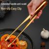 Extended Stainless Steel BBQ Tongs