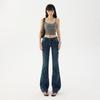 American retro low-rise Spice Girl flared pants slim and thin micro-elastic versatile jeans women's & trousers extended