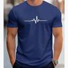 2026 Men's Cotton Summer Creative Graphic Printed T-and Kids Tshirt Slim Fit Casual Sports Round Neck Short Sleeved T and Kids Tshirt Top