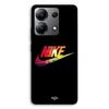 Phone Case - MANIACASE - Xiaomi Redmi Note 13 4G - Silicone TPU - Black - Colorful Nike Logo