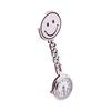 Women's Butterfly Smile Face Quartz Clip-On Brooch Nurse Hanging Pocket Watch