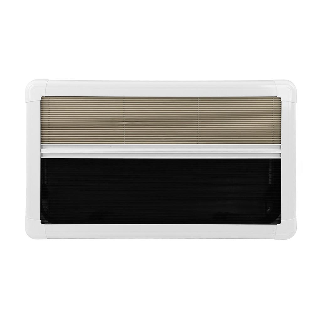 900x500mm RV Push Out Window Double Layer UV Resistant 75 degrees  Opening Angle External Exit Window with