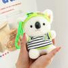 Cute Koala And Bunny Plush Keychain Mini Cartoon Doll Pendant Adorable Desk Companion Toy