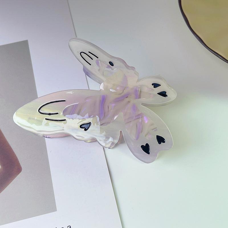 

Супер Фея Новое Лето Высокая Текстура 10.3СМ Большая Заколка-Бабочка Мода Красочная Уксусная Кислота Заколка-Акула Головной Убор Hair Claws