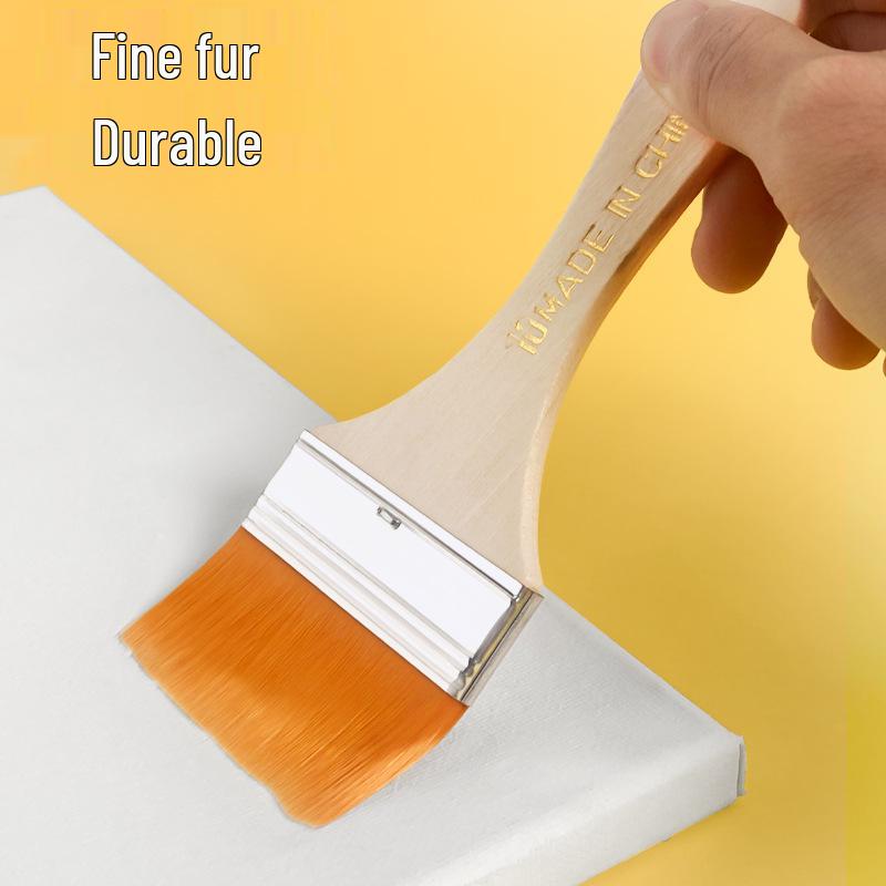 Nylon Paint Brush for Watercolor, Acrylic & Oil - Single Piece