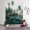Tropical Plant Leaves Tapestry Jungle Palm Tree Wall Hanging Cloth Bohemian Psychedelic Room Wall Home Decor